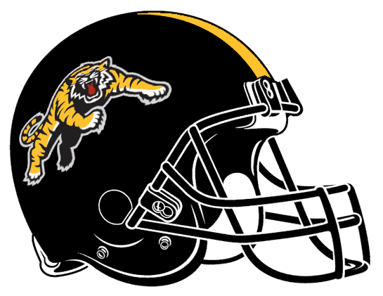 hamilton tiger-cats 2005-pres helmet logo DTF transfer for t shirt